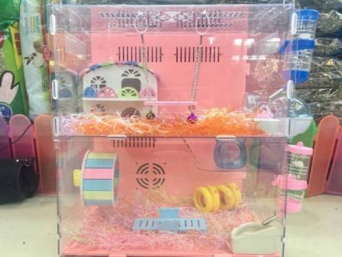 Mika 40.30.45cm 2 tầng ( giá chưa bao gổm đồ chơi)